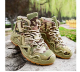 Men's Military Boot Combat Shoes Tactical Army Work Safety Hiking MartLion middle camouflage 39 