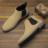 Men's Chelsea Boots Casual Handmade Shoes MartLion   