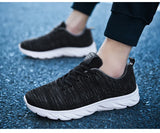 Men's Lace Up Knit Sneakers Casual Outdoor Athletic Running Walking Gym Sports Outdoor Male Women Breathable Shoes MartLion