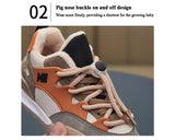 Children Sport Shoes Winter Autumn Baby Cotton Girls Color Matching Clunky Sneakers Boys Warm Soft Running MartLion   