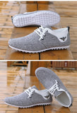 Men's Casual Shoes Canvas Flats Zapatos de hombre Driving Mart Lion   