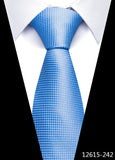 Tie For Men's Newest design Factory 7.5 cm Necktie Yellow Plaid Shirt Accessories Abraham Lincoln's birthday MartLion 12615-242  