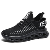 Men's Shoes Sneakers Breathable Running Mesh Tenis Sport Waling Sneakers Mart Lion Black 41 