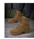 Fujeak Tactical Boots Outdoor Non-slip Snow Men's Military Desert Combat Platform Ankle Shoes Mart Lion   