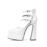 Women Sandals Summer Shoes Ankle Strap Platform Wedges High heels Gladiator Chunky MartLion   