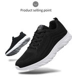 Men's Lace Up Knit Sneakers Casual Outdoor Athletic Running Walking Gym Sports Outdoor Male Women Breathable Shoes MartLion