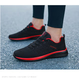 Summer Men's Casual Shoes Mesh Flat Lightweight Breathable Walking Sneakers Vulcanize Shoes Tenis Masculino MartLion   