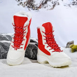 Shoes Women Winter Cotton Shoes Platform Work Outdoor Anti Slip Warm Plush Shoes Light Casual Snow Boots MartLion   