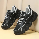 Daddy Shoes Tide Retro Spring All-in-one Korean Version of Student Heightening Casual Sports Shoes MartLion   