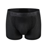 Nylon Ice Silk Men's Underwear Breathable Thickened Panties Buttocks Fake Butt Padded Butt Enhancer Booty Underpants MartLion   