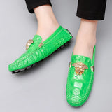 Men's Women Leather Designer Casual Shoes Luxury Loafers Driving Footwear MartLion   