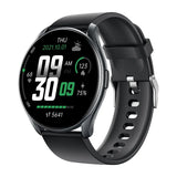 Round Smart Watch Men's Woman Heart Rate Blood Pressure Oxygen Temperature Monitor Smartwatch IP68 Waterproof Sport Fitness Watch MartLion Black  