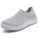 Men's Sneakers Lightweight Shoes Casual Sports Zapatillas Hombre Slip On Loafers MartLion GRAY 36 