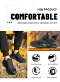 Men's Safety Shoes Sneakers For Industrial Working Boots Anti-smashing Steel Toe Indestructible Work Footwear MartLion   