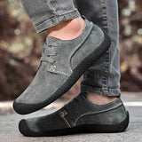 Outdoor Shoes Men Sneakers  Casual Men Shoes Suede Leather Shoe MartLion   