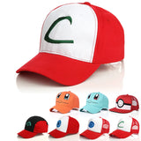 Pokemon Baseball Cap Peaked Cartoon Figure Men's and Women Universal Adjustable Cosplay Hat Holiday Birthday Gifts MartLion   