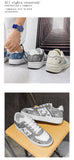 Breathable Cartoon Casual Sneakers Men's Lace-up Low-Top Shoes Mart Lion   