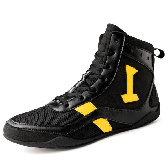 Women and Men's Boxing Wrestling Shoes Unisex Breathable Fighting Fitness Sneakers Non-Slip Wrestling Competition Training MartLion hei 45 