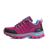 Unisex Hiking Boots Woman Professional Hiking Shoes Men's Trekking Sneakers Non Slip Mountain Mart Lion Rose(35-42) Eur 35 