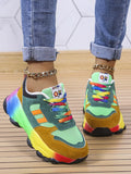 Women Sport Shoes Platform Sneakers Ladies Spring Winter Flats Running  Lace Up MartLion   