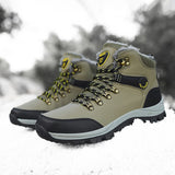 winter men's snow boots waterproof outdoor shoes skidproof sports plus hair warm military cotton Mart Lion 908 2 39 
