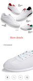 Men's Shoes Sneakers White Board White Zapatillas Hombre Soft White Pointed Flat MartLion   