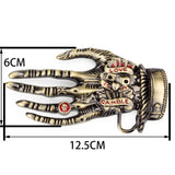 Heavy Metal Buckle Skull Hand Bone Claw Belt Ghost Hip Hop Rock Style Waistband MartLion   