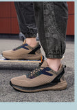 Knitted Ankle Socks Shoes Men's Comfort Light Breathable Mesh Trendy Sneakers Non-slip Running MartLion   