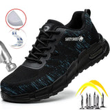 Anti-static Safety Shoes Men's Composite Toe Work Boots Without Metal Puncture Proof Security Boots MartLion   