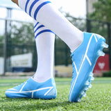 Men's Soccer Shoes Indoor Soccer Boots Outdoor Breathable Football Field Tf Fg Grass Training Sport Footwear Mart Lion   