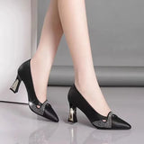 Party Night Clue Round Heel Pumps for Women Elegant Beige Comfort Summer Slip on High Heel Shoes MartLion d 35 