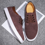 Leather Shoes Men's outdoor Casual Sneakers suede Leather Loafers Moccasins Footwear Mart Lion   