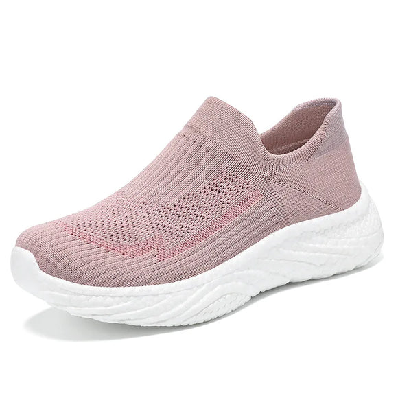 Couple Running Breathable Sports Shoes Lightweight and Spring Summer Men's Casual MartLion Pink - Women 44 