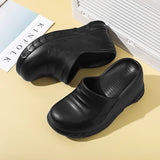 Women's Slippers Summer Thick Bottom Ladies Flip Flop Sandals Wedge Heel Open Toe Mules Shoes High 8cm MartLion   