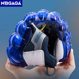 Children Sneakers Boys Shoes Buckle Strap Single Net Breathable Kids Casual Luxury Tennis Sports MartLion   