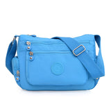 Women's Leisure Oxford Crossbody Bags Light Female Simplicity Handbags Soft Waterproof Ladies Versatile Shoulder Mart Lion Sky Blue  