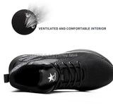 Man Safety Boots High top Safety Shoes Men Women Steel Toe Work Shoes Men Anti-smash Indestructible Construction Boots Winter MartLion