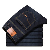 Men Stretch Men's Jeans Men Versatile Denim Long Loose Pants Trendy MartLion