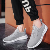 Breathable Lightweight Man's Vulcanize Shoes Tennis Female Sport Running Lace-up Casual Sneakers zapatillas mujer MartLion   