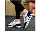 Yellow Low Casual Sneakers Men's Flats Outdoor Sport Shoes Trainers Basket Homme MartLion   
