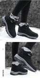 Women Boots Waterproof Snow Boots Warm Plush Winter Shoes Mid-calf Non-slip Winter Female MartLion   