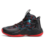 Basketball Shoes Men's Outdoor Sports Breathable Sneakers Gym Training Athletic Boots Women Mart Lion BlackRed Eur 39 