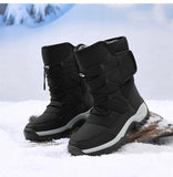 Winter Women Ankle Boots Keep Warm Women's Snow Boots Outdoor Slip on Platform Women's Hiking Boots Thickened Plush Women Boots MartLion