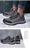 Leather Men's Sneakers Winter Waterproof Boots Outdoor Warm Boot Autumn Sneakers Hiking Non-slip On Ice Rubber Shoes Mart Lion   