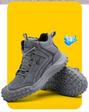 Skid Proof Safety Boots Men's Shoes Puncture Proof Anti-smash Work Steel Toe Construction Indestructible Footwear MartLion   
