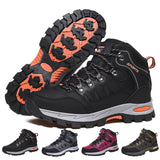 Men's Hiking Shoes Breathable Outdoor Hiking Boots Lace Up Trekking Outdoor Non-slip Mountain Mart Lion   