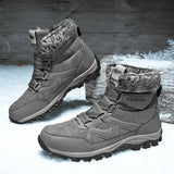 Men's Winter Snow Boots Warm Outdoor Waterproofanti-skid Ankle Boots Sports Hiking Shoes Zapatos Hombre MartLion   