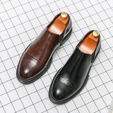 Men's  Large Dress Shoes Slip-on Plus Size Office Formal Shoes for Male Wedding Party Casual Male Shoe MartLion   