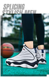 Men's Basketball Shoes High Top Cushioning Non-Slip Wearable Sports Gym Training Athletic Sneakers for Women MartLion   