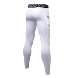 Men's Running Tights Compression Fitness Pants Elastic Running Basketball Sports Workout Tights Gym Running Training Leggings MartLion